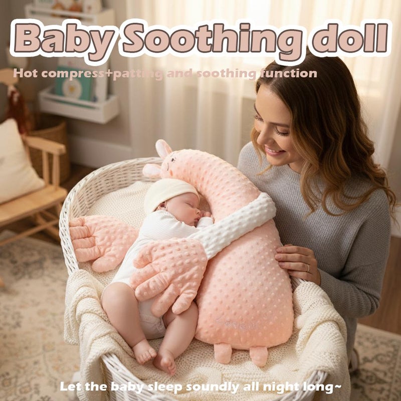 2025 Upgrade Model Baby Patter for Sleep,Baby Patting Hand Pillow,Companion Plush Pillow,Bab-y Butt Patter for Sleep,Soothing Babys Toy,Bab-y Startle Slee-p Aid Companion - Image 2